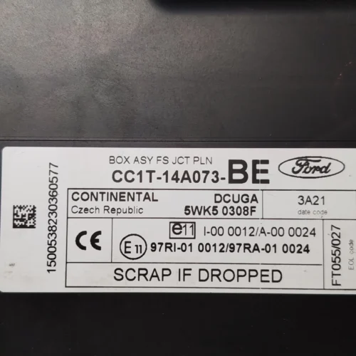 Caja de fusibles Ford Transit CC1T-14A073-BE CC1T14A073BE 5WK50308F