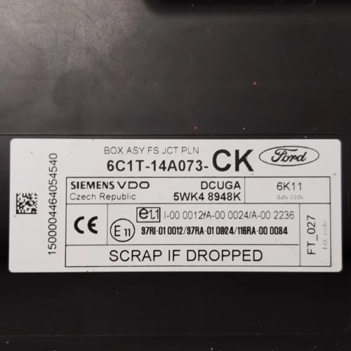 Caja de fusibles Ford Transit 6C1T-14A073-CK 6C1T14A073CK 5WK48948K