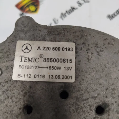 Electroventilador Mercedes W220 A2205000193 TEMIC 885000615 650w 600 W 885002036