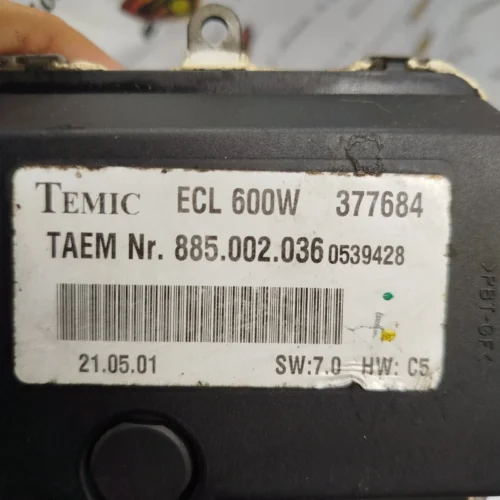 Electroventilador Mercedes W220 A2205000193 TEMIC 885000615 650w 600 W 885002036