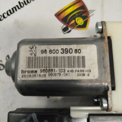 MOTOR ELEVALUNAS Peugeot 307 9660039080 985172-102 503620100306