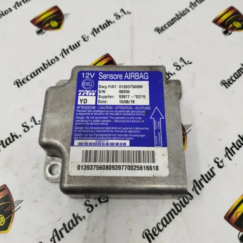 Unidad de control Fiat Ducato Citroën Jumper Peugeot 01393756080 93977-D219 Unidad de control Fiat Ducato Citroën Jumper Peugeot 01393756080 93977-D219