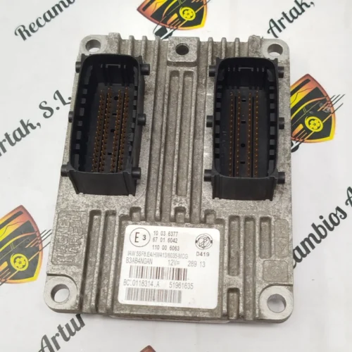 Centralita del motor Fiat Punto 51961635 IAW5SF8.E4 B3AB4NGAN BC0118314A Centralita del motor Fiat Punto 51961635 IAW5SF8.E4 B3AB4NGAN BC0118314A
