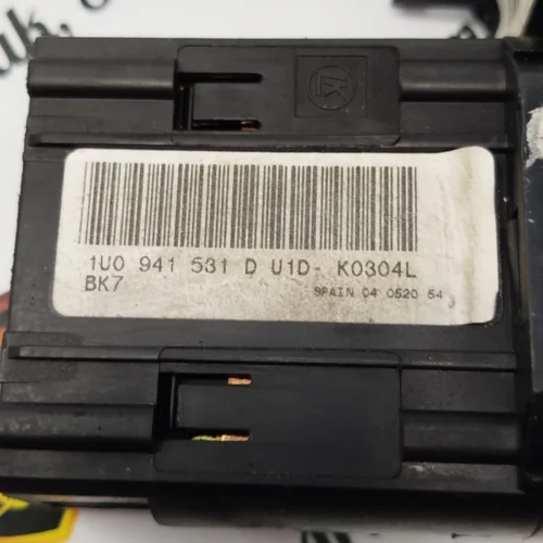 Conmutador de Niebla luces Skoda 1U0941531D 1U0 941 531D