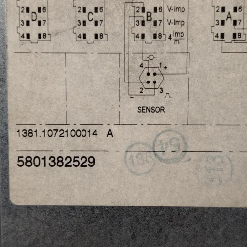 Tacógrafo IVECO 5801382529 13811072100014 0002336220 A2C53395783