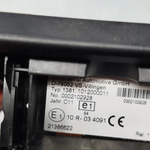 Tacógrafo VOLVO 21386622 13811012000011 0002102928