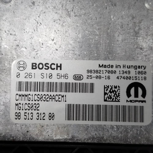 Centralita motor Opel Peugeot Citroen 0261S105H6 9851331280 9838217080 MG1CS032
