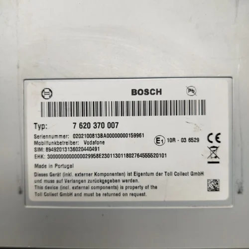 Tacógrafo VOLVO 7620370007 7 620 370 007 BOSCH