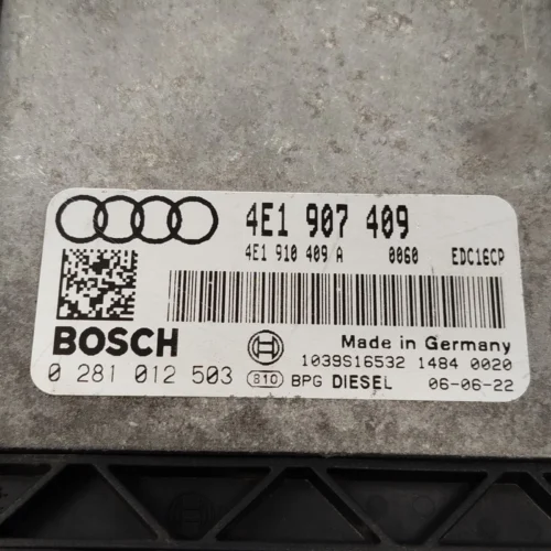 Centralita de motor Audi A8 0281012503 4E1907409 4E1910409A