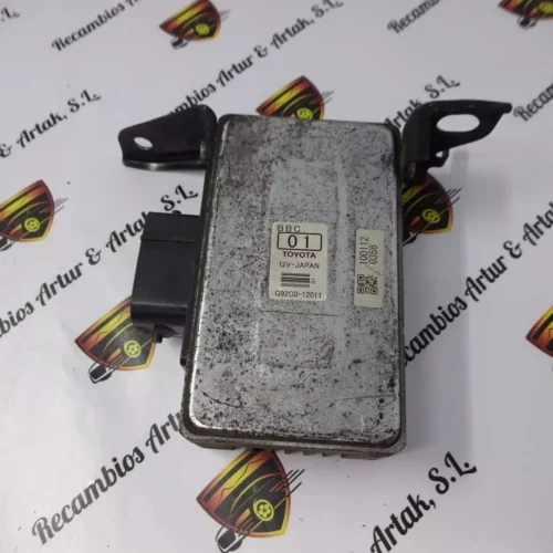 Unidad de control Toyota Auris G92C012011 G92C0-12011 BBC Unidad de control Toyota Auris G92C012011 G92C0-12011 BBC
