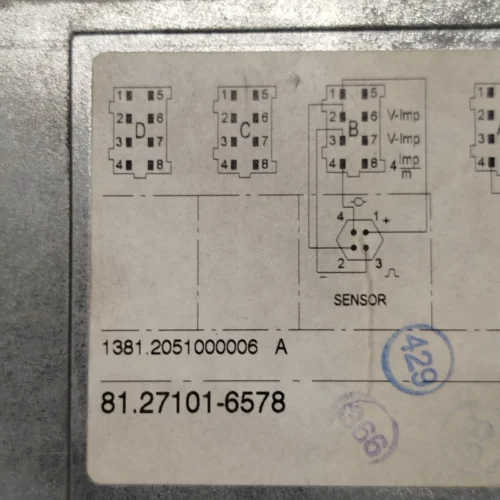 Tacógrafo MAN 81271016578 81.27101-6578 13812051000006 0002385160