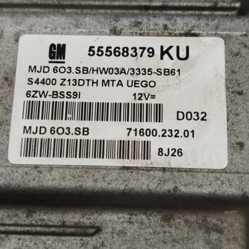 Centralita del motor Opel Corsa 55568379 KU 55568379KU MJD603 7160023201