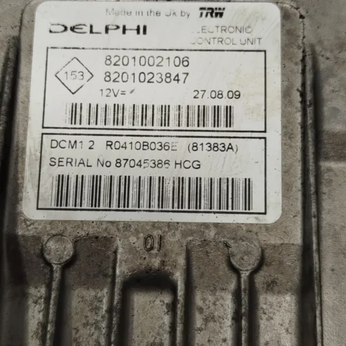 Centralita del motor Renault R0410B036E 8201002106 8201023847