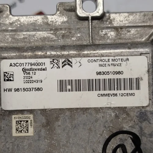 Centralita del motor PEUGEOT CITROEN 9815037580 9830510980