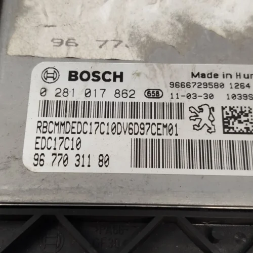 Centralita del motor PEUGEOT CITROEN 9677031180 0281017862
