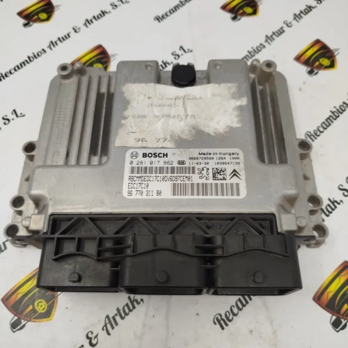 Centralita del motor PEUGEOT CITROEN 9677031180 0281017862 Centralita del motor PEUGEOT CITROEN 9677031180 0281017862