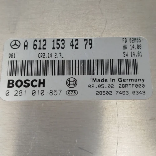 Centralita del motor Mercedes Clase C 0281010857 A6121534279