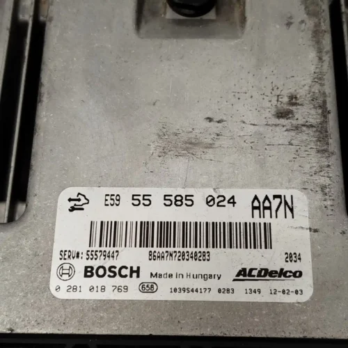 Centralita del motor OPEL ASTRA 55585024 0281018769 55579447