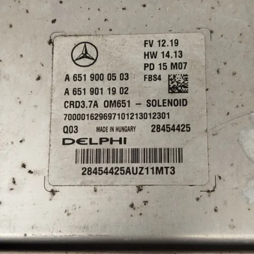 Centralita del motor MERCEDES E W212 A6519000503 A6519011902