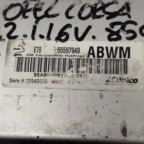 Centralita del motor Chevrolet Opel 55597949 55597949ABWM 12643636