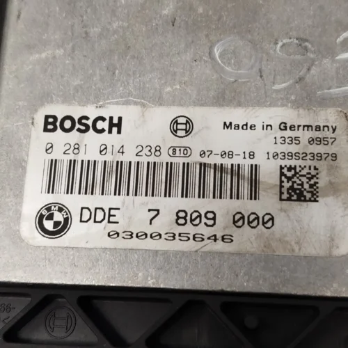 Centralita del motor BMW 0281014238 DDE 7809000 DDE7809000