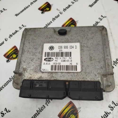 Centralita del motor Seat Ibiza 036906034D 61600.437.10 6160043710