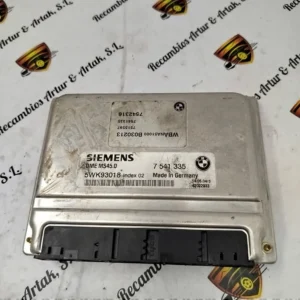 Centralita del motor MOTOR BMW 5 X3 7541335 DME MS45.0 5WK93018 7542316