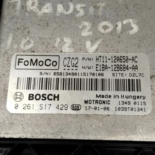 Centralita del motor Ford Transit 0261S17429 HT1112A650AC E1BA12B684AA E1BA12B684AA