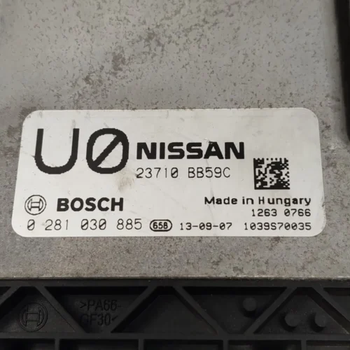 IMG_20251216_110313_34_11zon Centralita del motor NISSAN QASHQAI 0281030885 23710BB59C 23710 BB59C