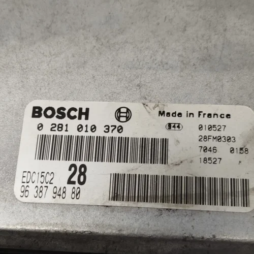 Centralita del motor PEUGEOT 0281010370 9638794880 EDC15C2