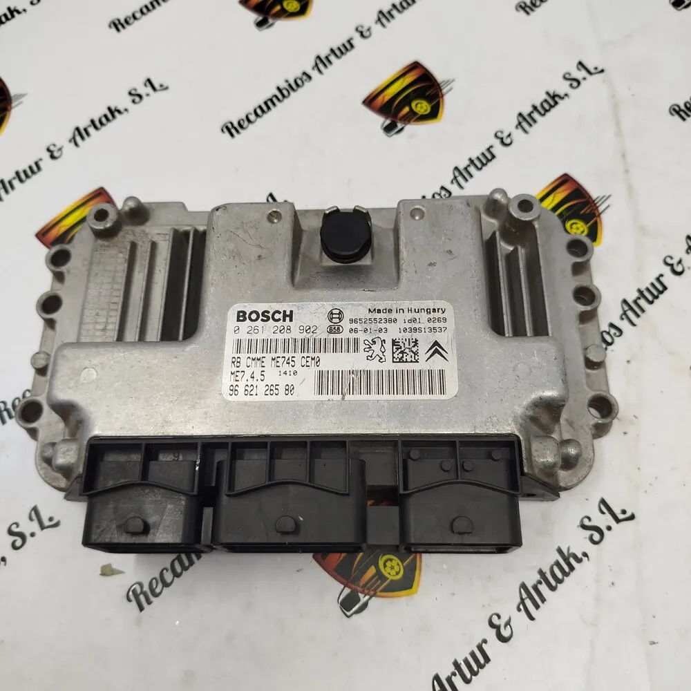 Centralita del motor Citroen ECU C3 0261208902 9662126580 ME7.4.5