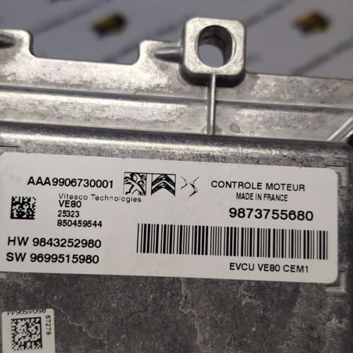 Centralita del motor CITROEN 9873755680 9843252980 9699515980 EVCU VE80 CEM1
