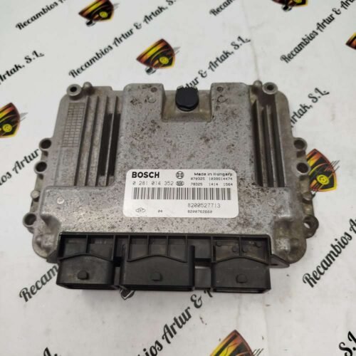 Centralita del motor RENAULT LAGUNA 0281014352 8200527713 8200762660