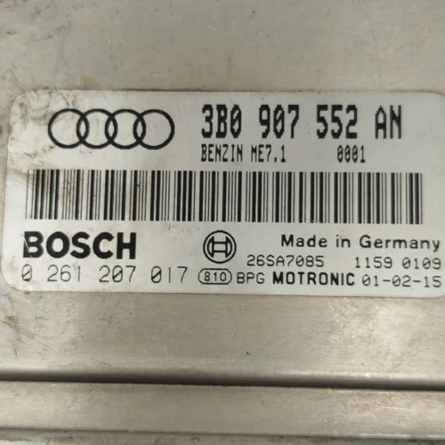 Centralita del motor AUDI A6 0261207017 3B0907552AN BENZIN ME7.1