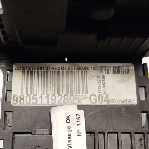 MÓDULO CAJA DE FUSIBLES BATERÍA Citroën Peugeot 9805119280 BPGA-G04