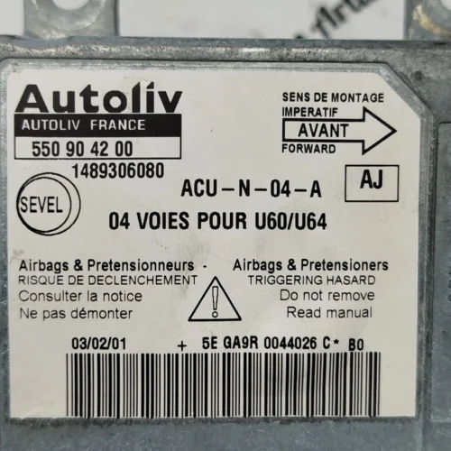 Unidad de control PEUGEOT CITROEN FIAT 1489306080 550904200 1489306080AJ