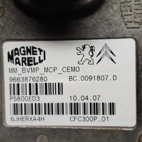 Centralita Cambio Automatico Citroen 4 Grand Picasso 9663876280 BC0091807D