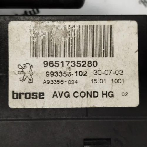 MOTOR ELEVALUNAS izquierdo Peugeot 307 CC 307CC 9651735280 993356-102