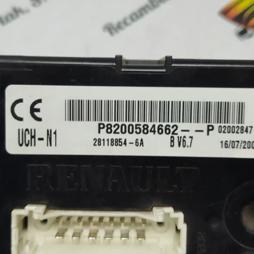 Modulo de control RENAULT OPEL NISSAN UCH-N2UCH-N2 P8200584662P P8200584662-P
