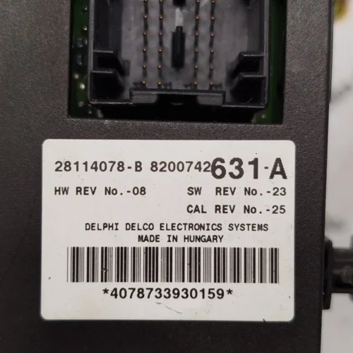 Unidad de control confort Renault Espace 8200742631-A 8200742631A 28114078-B