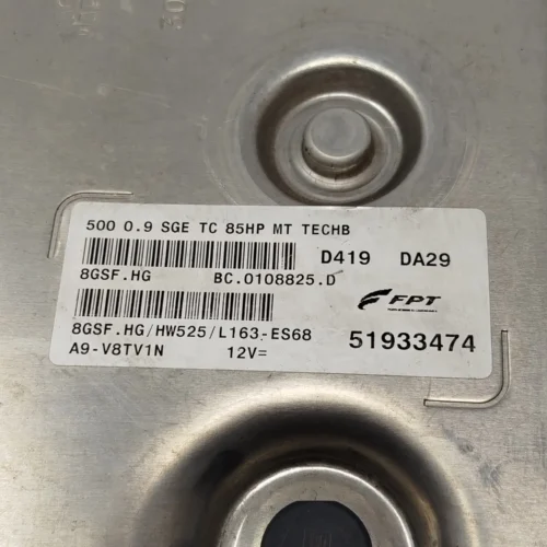 Centralita del motor FIAT 500 51933474 BC0108825D