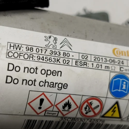 Unidad de control CITROEN 9801739380-02 9678342280-00 9678292180-00 9678273280-00