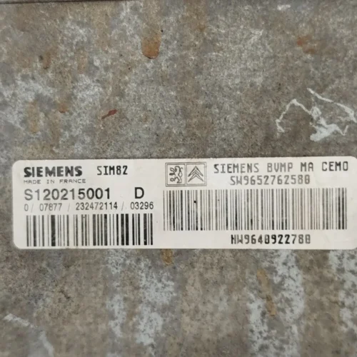 IMG_20260226_180650_45_11zon Módulo de control de transmisión CITROEN C2 C3 S120215001D 9640922780 9652762580