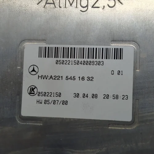 Caja de fusibles Mercedes W221 S-Class A2215404650 A2215451632 A2215450001
