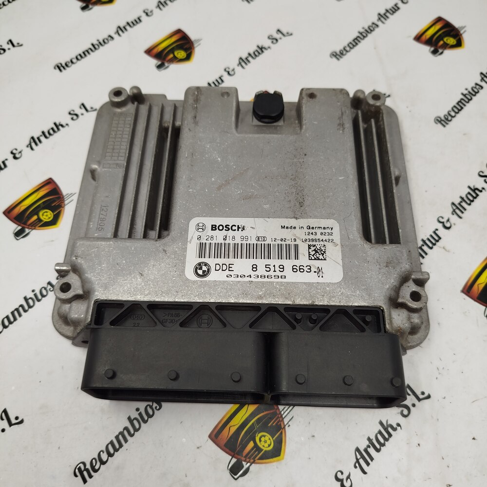 Centralita del motor MINI COOPER 0281018991 8519663-01 851966301