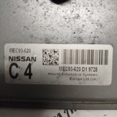 Centralita del motor Nissan Qashqai MEC93620 MEC93-620 D1 9728
