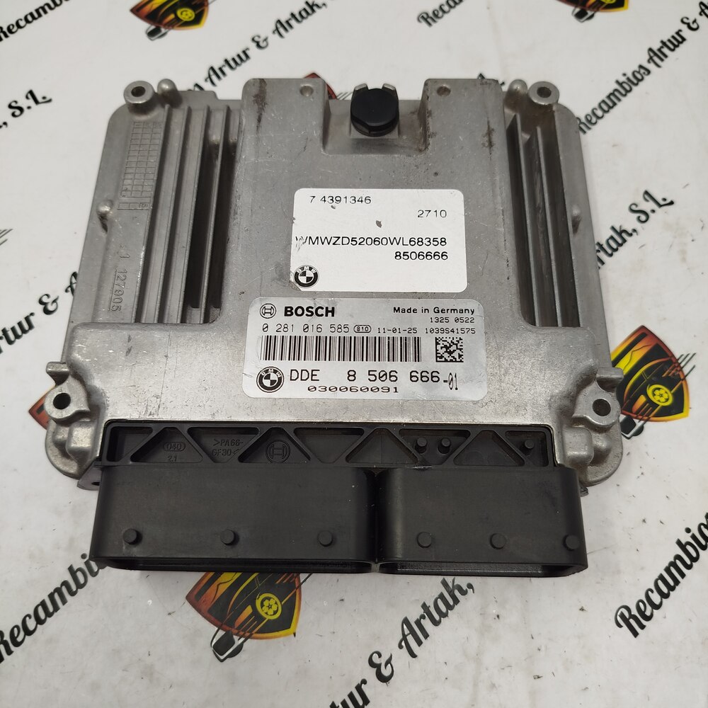 Centralita del motor MINI R56 R55 R57 0281016585 8506666-01 850666601
