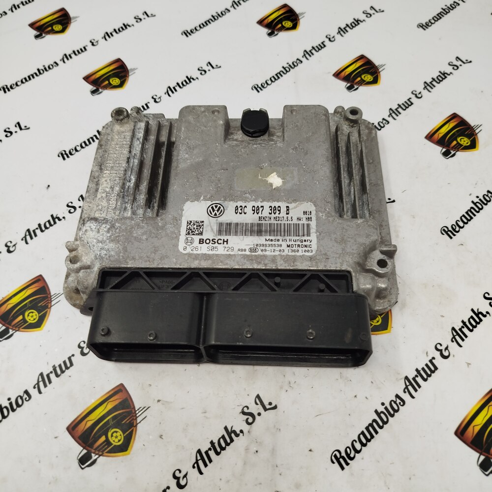 Centralita del motor VW GOLF 6 0261S05729 03C907309B 1039S35538