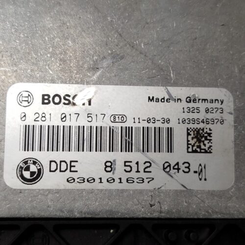 Centralita del motor BMW 0281017517 8512043-01 DDE8512043-01