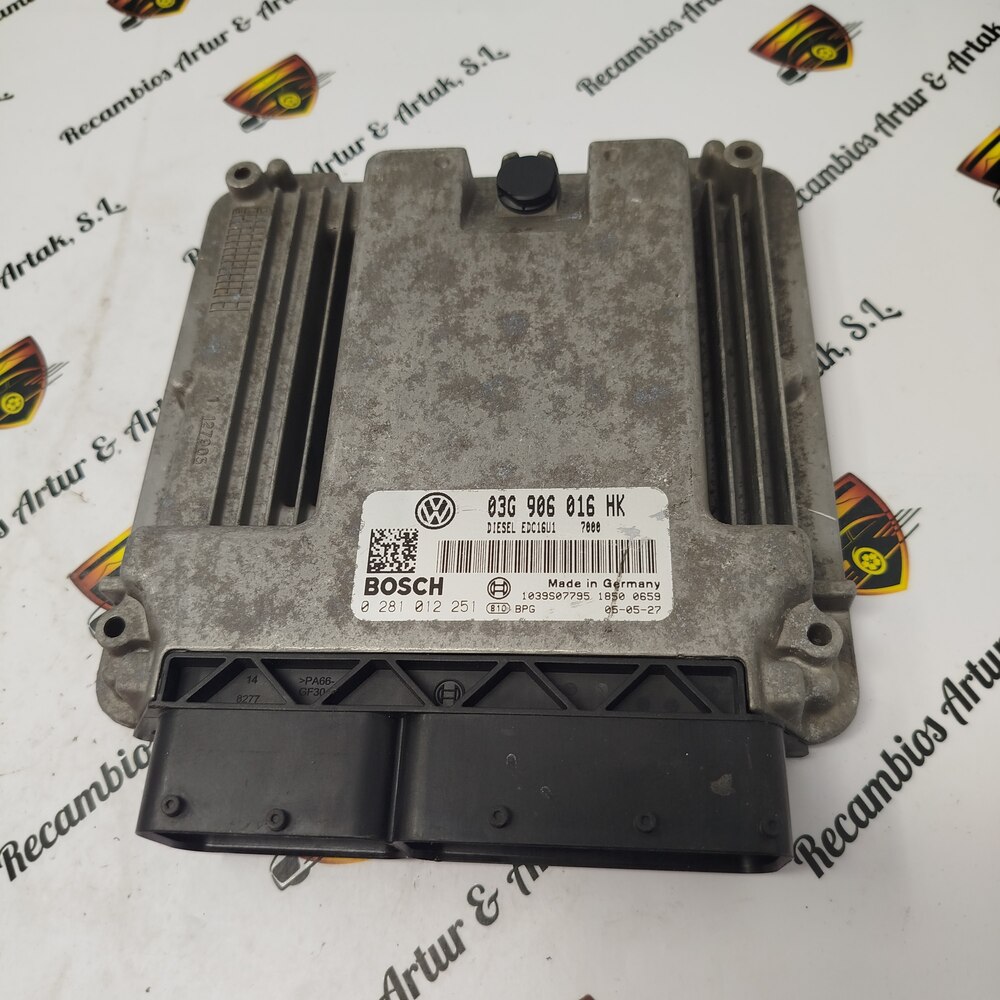 Centralita del motor VW Touran 0281012251 03G906016HK 03G 906 016 HK EDC16U1